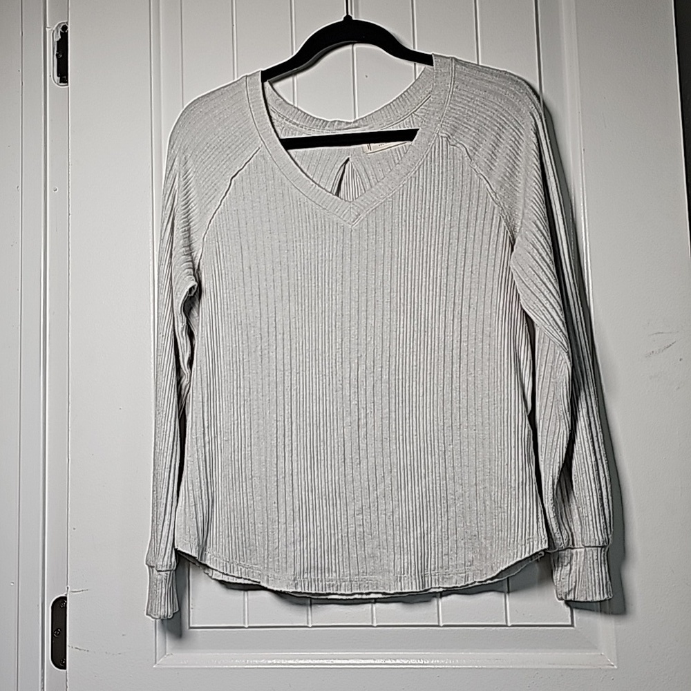 Lucky Brand med grey long sleeve top